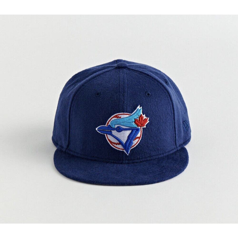 MLB Toronto Blue Jays New Era 59fifty Fitted Hat Wool Blue 7 1/8 5950 Unisex